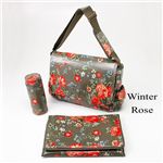 CathKidston�i�L���X�L�b�h�\���j�@�}�U�[�o�b�O�@NAPPY�@WINTER ROSE