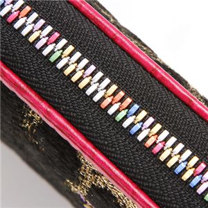 Think Bee!(シンクビー!)ラメペレポンド ラウンド財布 レオパード