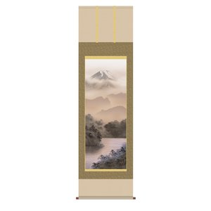 山水掛軸　　『富士閑景』