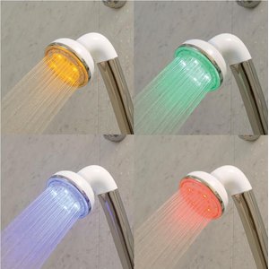 光と水の妖精　エコなLEDシャワーヘッド