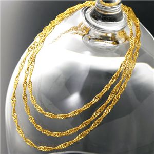 【期間限定2月26日まで】純金スクリューデザインネックレス