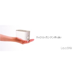 ペットボトル超音波式加湿器　La cote (ラ・コート） スノーホワイト