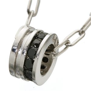 Setoff ジルコニアリングネックレス メンズ・ブラック