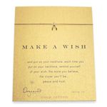 Dogeared ネックレス 16g5-pl・wish bone(ゴールド)