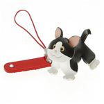職人さんの手作りにゃんこストラップ 白黒猫の詳細ページへ