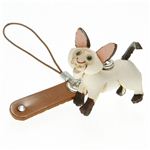 職人さんの手作りにゃんこストラップ シャム猫の詳細ページへ