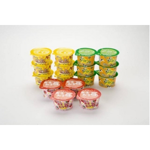 【お中元用　のし付き（名入れ不可）】国産フルーツアイスコレクション　70ｍｌ&times;16個セット