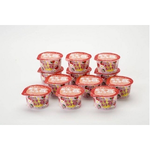 【お中元用 のし付(名入れ不可)】福岡産あまおう苺ソルベ 70ml×12個