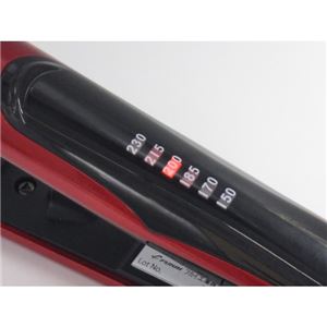 フカイ工業 ストレート＆カールヘアーアイロン FHI-910 メタリックレッド