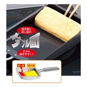 ダブル楽々 玉子焼き器