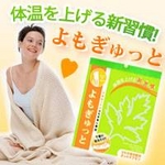 ヨモギ成分配合ホットナプキン よもぎゅっと 15枚入り