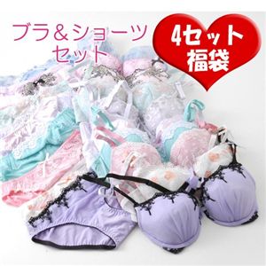 ジュエルブラジャー&ショーツ 福袋 D70/M