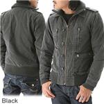 WOOLRICH　ピグメントキャンバスW衿中綿ミリタリーJKT 2W5-8102 1ブラック Ｌ