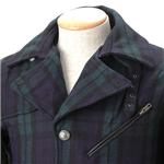 WOOLRICH RED LABEL ���ȥ󥦡��� �ߥ꥿�꡼�����ȡ�2W5-8933 �֥�å������å� L
