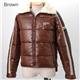 PIPELINE 袖レインボーテープ 襟ボアスキーJKT 215-8236 ブラウン L