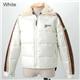 PIPELINE 袖レインボーテープ 襟ボアスキーJKT 215-8236 ホワイト M