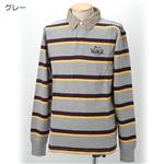 WOOLRICH RED LABEL ボーダーラガーシャツ 2W7-2901 グレー L
