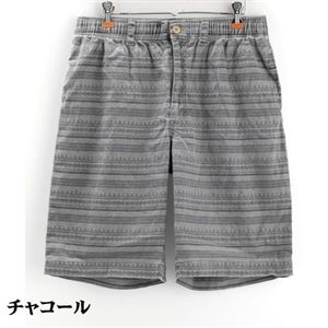 WOOLRICH（ウールリッチ） ネイティブ柄プリントショートパンツ　2W3-3180 03チャコール L