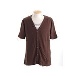 WOOLRICH（ウールリッチ）　レイヤードカーディガン　2W7-3390 91ブラウン M