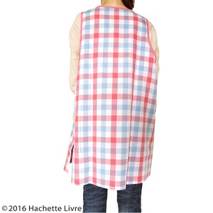 【保育士さん】リサとガスパール エプロン 【ピンクチェック】
