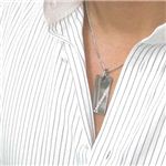 CZラインストーン ペンダント(純チタン製) サービスネックレス付き