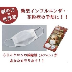 【訳あり】花粉症・新型インフルエンザ対策にも！カプロンマスク20枚セット　