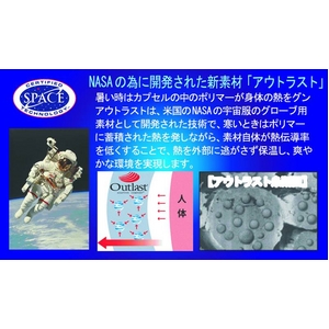 アウトラスト使用 スペースエレガントウェア Lサイズ