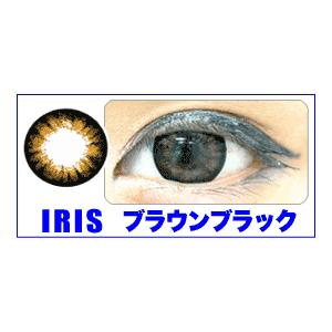 IRIS　カラコン　全５色　２枚セット ブラウンブラック