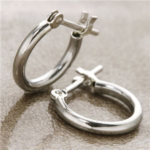 プラチナ900 フープピアス