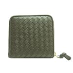 BOTTEGA VENETA（ボッテガヴェネタ） ラウンドファスナー財布 152923-V0013-2040(ダークブラウン)