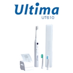 【超音波歯ブラシ<br>ウルティマ UT-610】詳細はブランドページをご覧下さい。http://www.ultima-tyouonpa.jp/