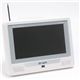 7インチポータブル防水テレビ LPT-67002 パールホワイト