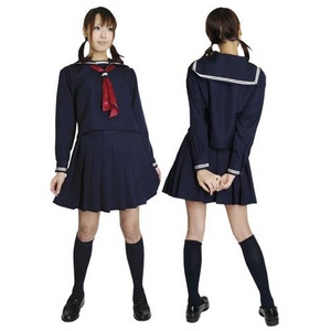 これが日本人の正しい萌え！超王道の紺色セーラー服 ザユースフルデイズ