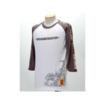 燐票 和柄 スリーブポイント 7分丈ラグランTシャツ　12814238 龍・チャコール M