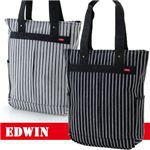 EDWIN(エドウィン) モノトーンストライプ トートバッグ 12219500 ホワイト