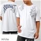 和柄 「燐票」桜侍Tシャツ　12813668 ホワイト 2L