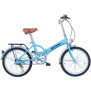 マイパラス M-27 折畳自転車20型 ブルー