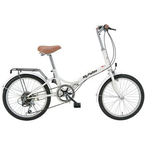 マイパラス M-30 折畳自転車20・6SP ジュエルホワイト