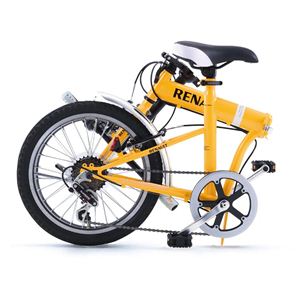 RENAULT(ルノー) 折り畳み自転車 18インチ FDB186 オレンジ 【フォールディングバイク】