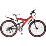 Lamborghini(ランボルギーニ) 自転車 TL-960 MTB(マウンテンバイク) 26インチ 21段変速 レッド