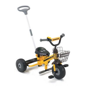 【訳あり・在庫処分】HUMMER(ハマー) Tricycle 折りたたみ自転車 イエロー