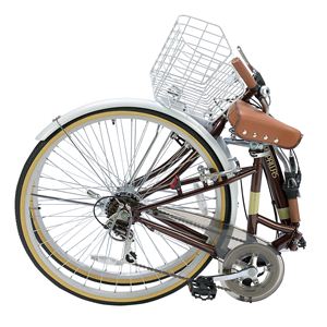 MYPALLAS（マイパラス） 折りたたみ自転車 M-505 26インチ 6段変速 ホワイト