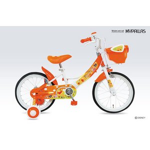 ディズニー子供用自転車16インチ 補助輪付 プー MD-05