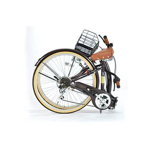 MYPALLAS（マイパラス） 折りたたみタウンサイクル26・6SP M-506 アイボリー