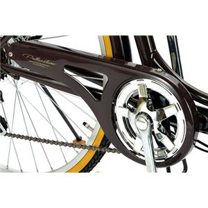 MYPALLAS（マイパラス） 折りたたみタウンサイクル26・6SP M-506 エボニーブラウン