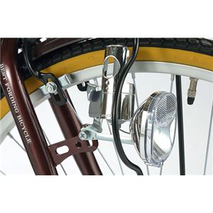 MYPALLAS（マイパラス） 折りたたみタウンサイクル26・6SP M-506 エボニーブラウン