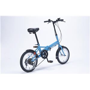 MYPALLAS(マイパラス) 折畳自転車16・6SP M-102 ブルー