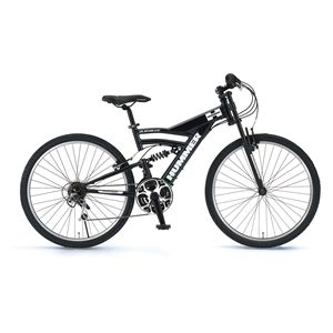 HUMMER(ハマー) 自転車 AL-ATB268 DH 26インチ ブラック 【マウンテンバイク】