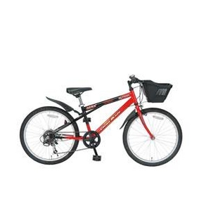 MYPALLAS（マイパラス） 子供用自転車 M-707 22インチ 6段変速 子供用 レッドブラック 【マウンテンバイク】