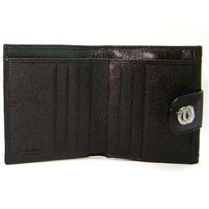 【決算特価】BVLGARI（ブルガリ） ドッピオトンド二折財布 26203/BLACK